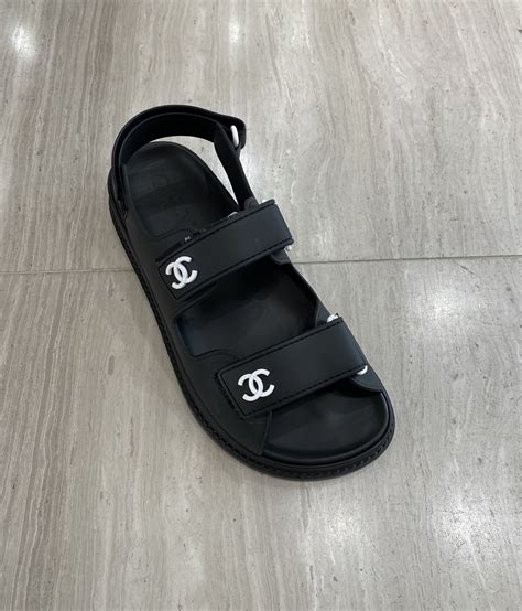 chanel black sandals 2022|chanel sandals 2020 farfetch.